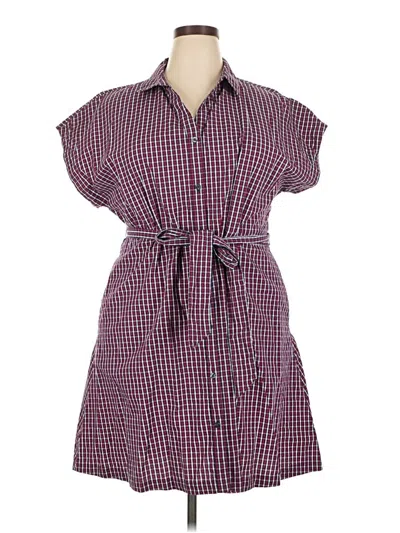Pre-owned Draper James Casual Dress In Burgundy