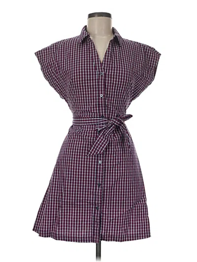 Pre-owned Draper James Casual Dress In Burgundy