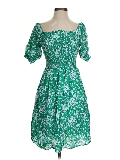 Pre-owned Draper James Casual Dress In Green