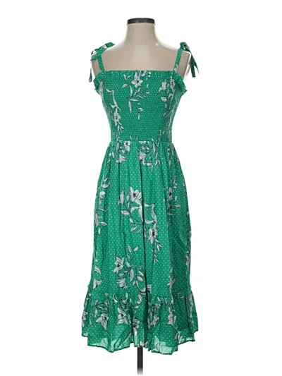 Pre-owned Draper James Casual Dress In Green