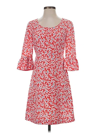 Pre-owned Draper James Casual Dress In Red