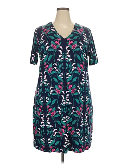 Pre-owned Draper James Casual Dress In Teal