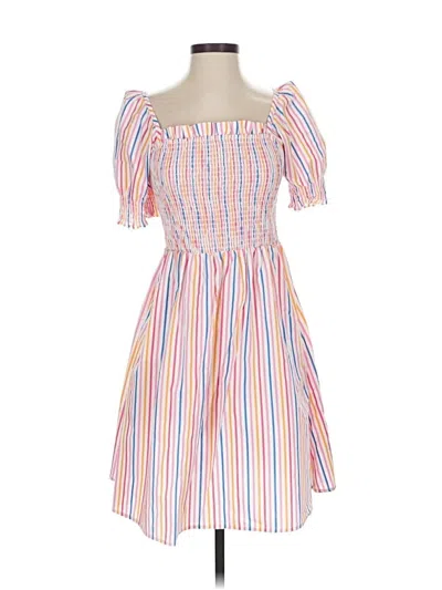 Pre-owned Draper James Casual Dress In White