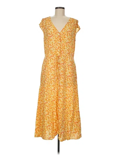 Pre-owned Draper James Casual Dress In Yellow