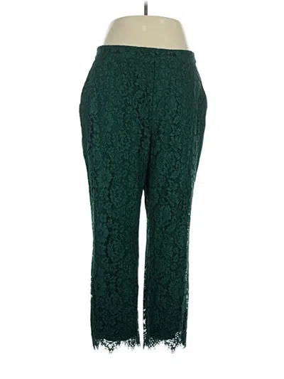 Pre-owned Draper James Casual Pants In Green