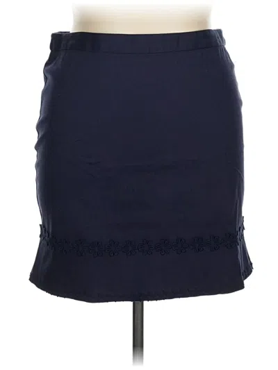 Pre-owned Draper James Casual Skirt In Blue
