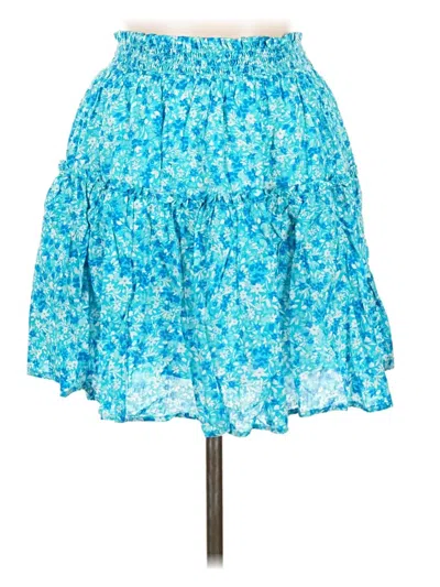 Pre-owned Draper James Casual Skirt In Blue