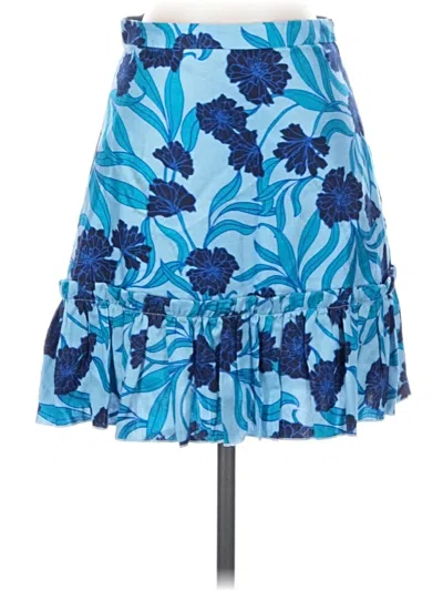 Pre-owned Draper James Casual Skirt In Blue