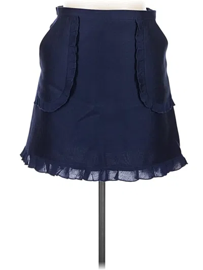 Pre-owned Draper James Casual Skirt In Blue