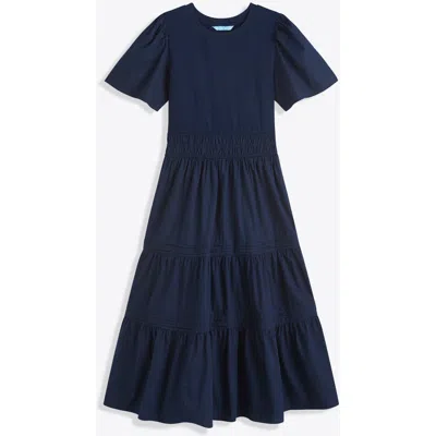 Draper James Cleo Mixed Media Midi Dress
