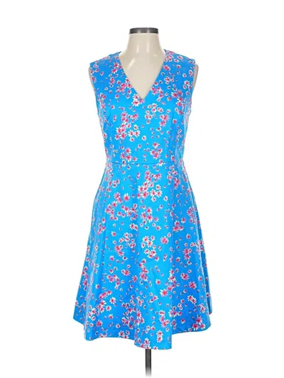 Pre-owned Draper James Cocktail Dress In Blue