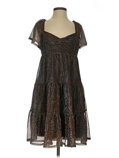 Pre-owned Draper James Cocktail Dress In Brown