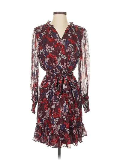 Pre-owned Draper James Cocktail Dress In Burgundy