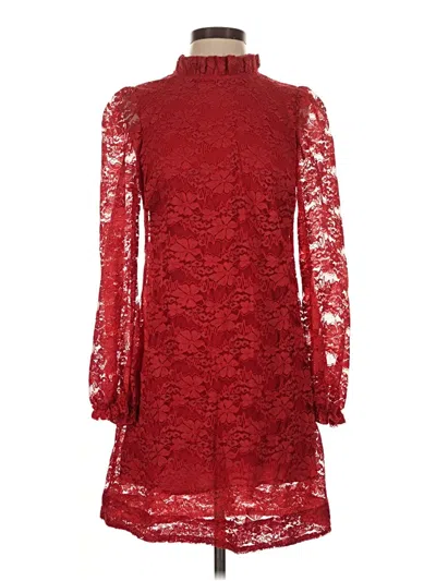 Pre-owned Draper James Cocktail Dress In Burgundy