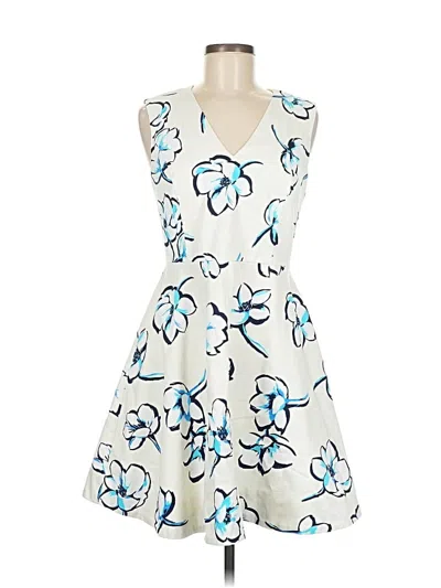 Pre-owned Draper James Cocktail Dress In White