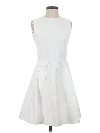 Pre-owned Draper James Cocktail Dress In White