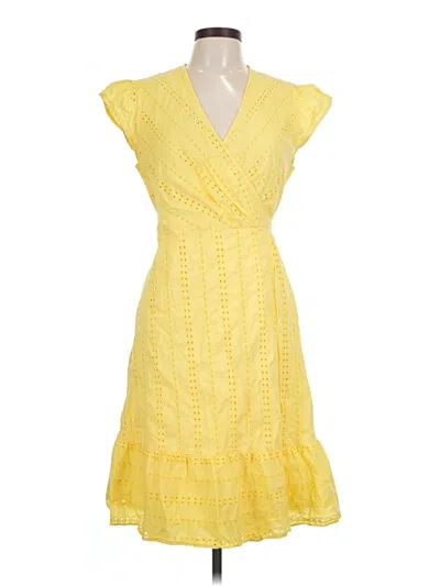 Pre-owned Draper James Cocktail Dress In Yellow