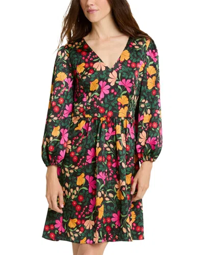 Draper James Connie Long Sleeve Dress In Multi