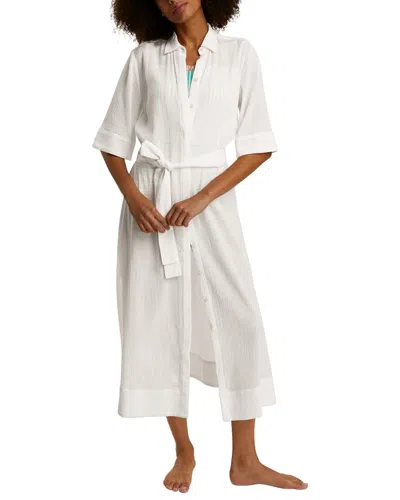 Draper James Crinkle Cotton Coverup In White