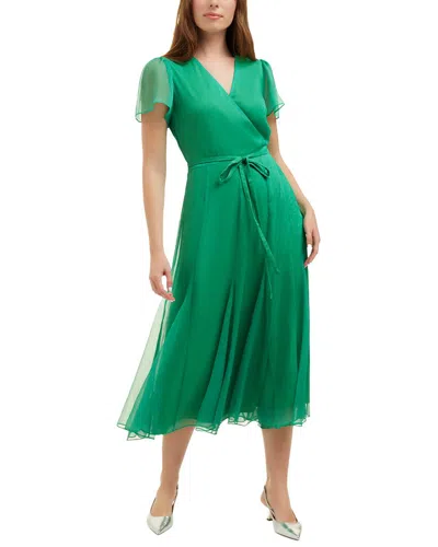 Draper James Daphne Wrap Dress In Green
