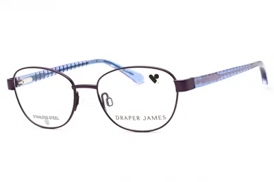 Draper James Dj1017 Metal Oval Eyeglasses In Purple