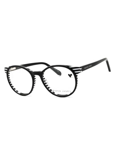 Draper James Dj1021 Round Acetate Eyeglasses For Women In Black