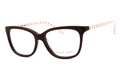 Draper James Dj5002 Rectangular Acetate Eyeglasses In Brown