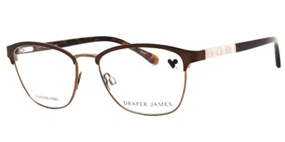 Draper James Dj5003 201 Occhiali Da Vista Marroni Per Donna (solo Montatura)