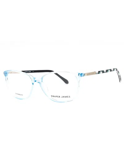 Draper James Dj5027 Mini Rectangular Eyeglasses For Women In Blue