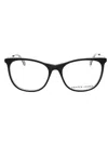 Draper James Rectangular-frame Glasses In Black/clear Demo Lens