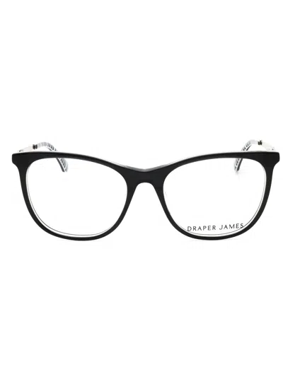 Draper James Dj5034 Eyeglasses In Black/clear Demo Lens