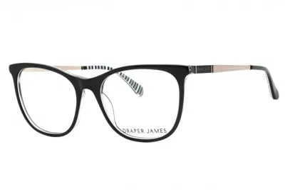 Draper James Dj5034 Rectangular Acetate Eyeglasses In Black