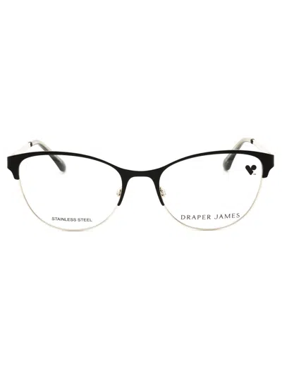 Draper James Dj5040 Eyeglasses In Black/clear Demo Lens