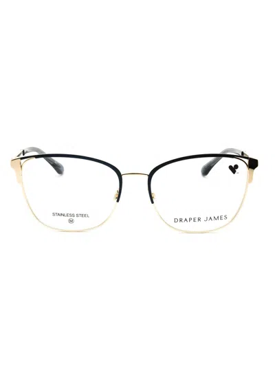 Draper James Dj5054 Eyeglasses In Navy/clear Demo Lens