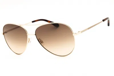 Draper James Dj7007 Gradient Aviator Sunglasses In Gold