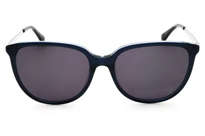Draper James Dj7038 Sunglasses In 414 - Indigo/smoke