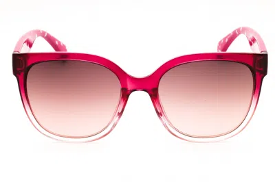 Draper James Dj7043 Sunglasses In Blush Gradient/brown Gradient