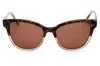 Draper James Rectangular Acetate Women's Sunglasses In Blush Tortoise/smoke