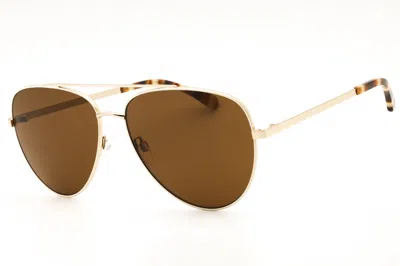 Draper James Dj7046 Aviator Sunglasses In Gold