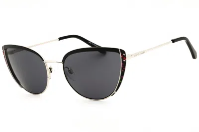 Draper James Dj7063 Cat Eye Metal Frame Sunglasses In Navy