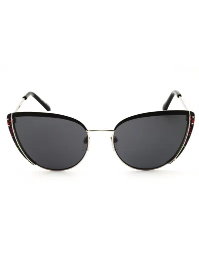 Draper James Dj7063 Sunglasses In Plum/rose Brown