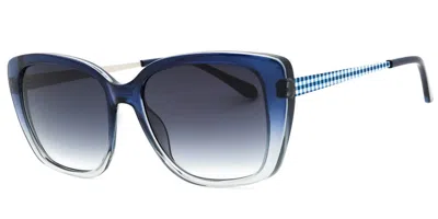 Draper James Dj9011 400 Women's Sunglasses Blue Size 57