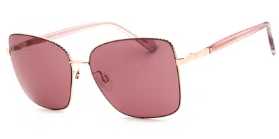 Draper James Dj9015 770 Women's Sunglasses Gold Size 58 In Pink