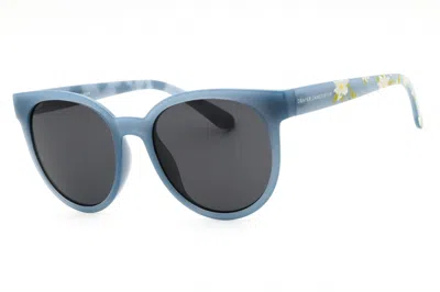 Draper James Dj9017 Round Propionate Sunglasses In Blue