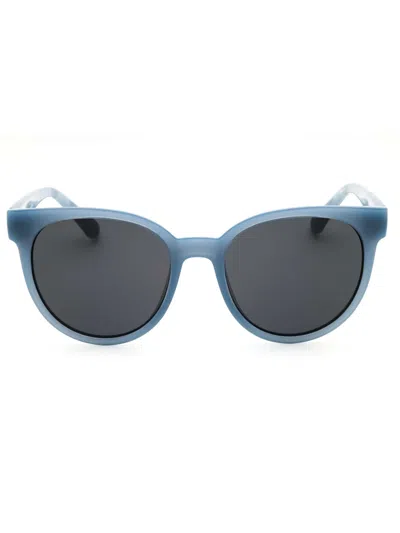 Draper James Dj9017 Women's Round Designer Sunglasses In Blue