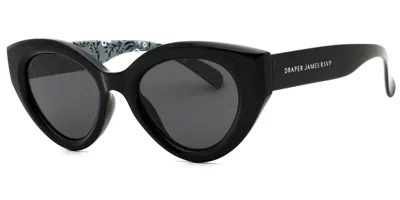 Draper James Dj9019 001 Women's Sunglasses Black Size 58