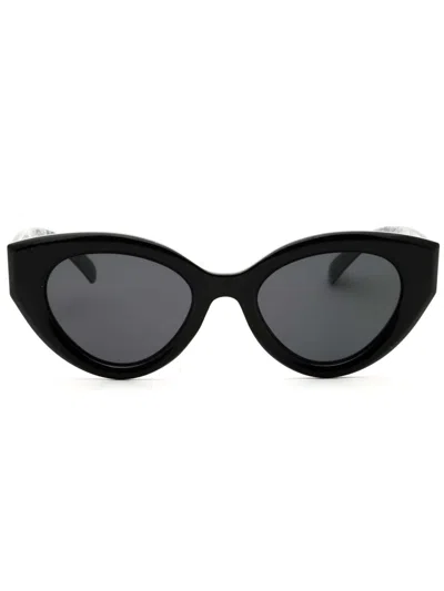 Draper James Dj9019 Sunglasses In 001 - Black/smoke