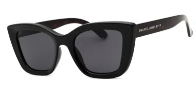 Draper James Dj9020 001 Women's Sunglasses Black Size 52