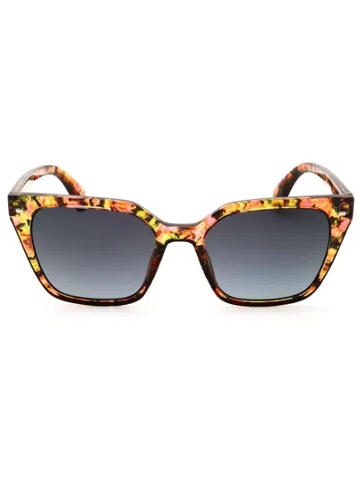Draper James Dj9021 Women's Rectangular Sunglasses In Brown