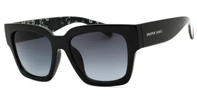 Draper James Dj9022 001 Women's Sunglasses Black Size 56